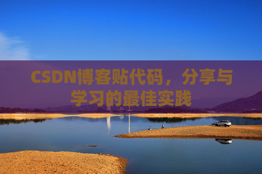 CSDN博客贴代码，分享与学习的最佳实践